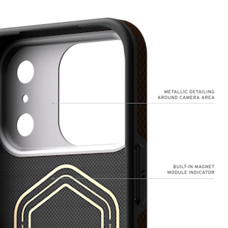 UAG Fibr Armr iPhone 17 Pro Case iPhone 17 Pro in Orange/Charcoal