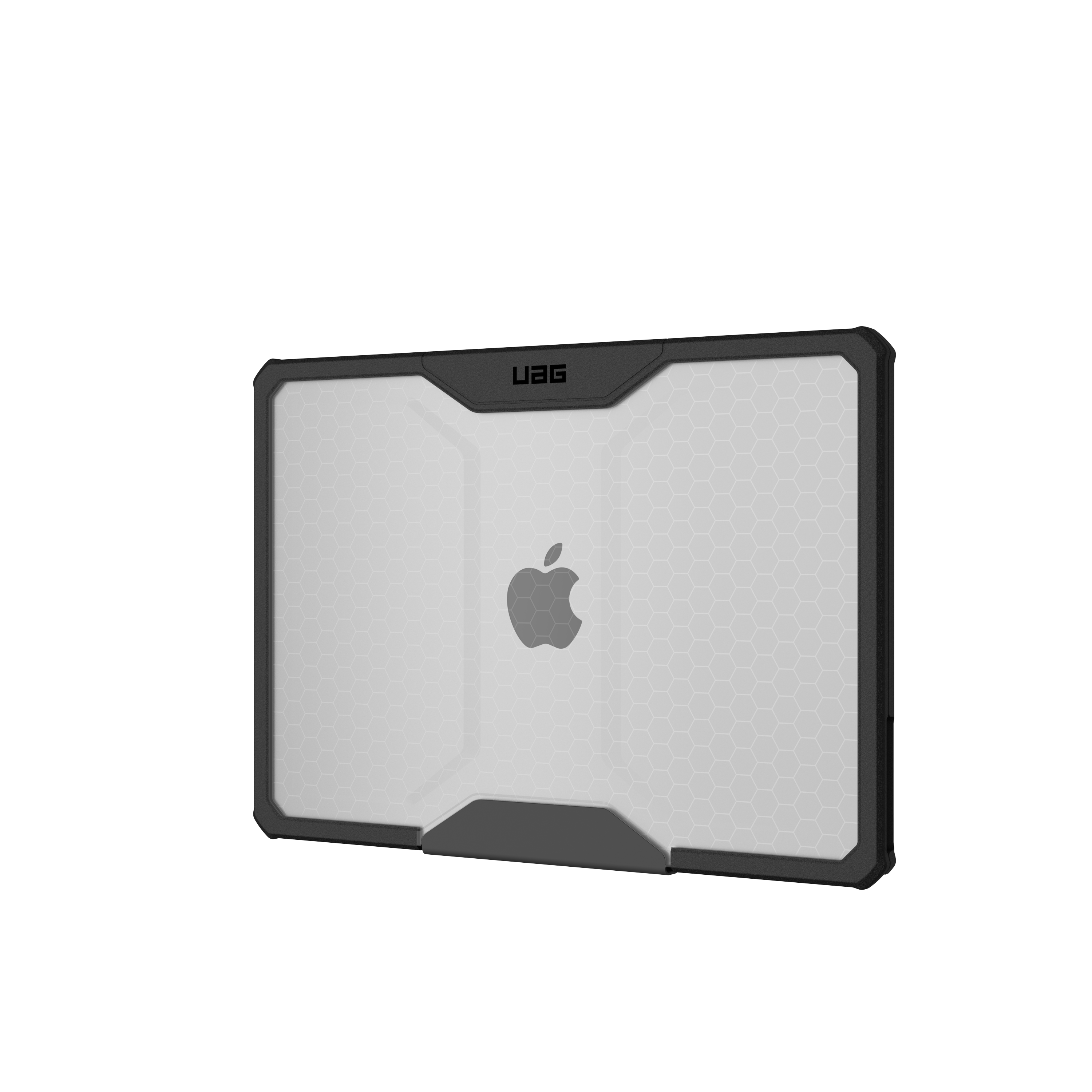 UAG Designed for MacBook Pro 13 Case 2020-2021 M1, 2022 M2 (A2289, A2251 &  A2338) Plyo Clear Translucent Ice, Feather-Light Rugged Military Drop