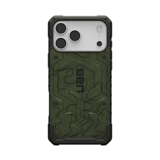 UAG Pathfinder Case With MagSafe For Apple iPhone - OD Green Topography 2 iPhone 17 Pro Max in iPhone 17 Pro Max