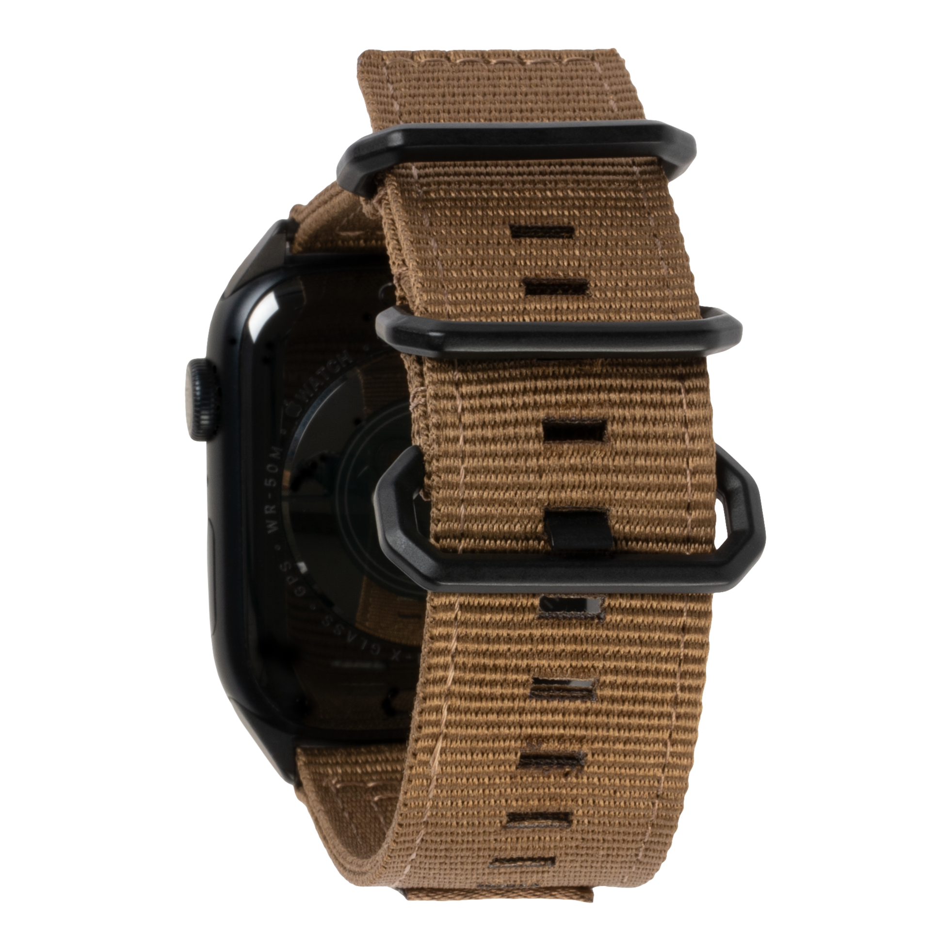 Apple Watch Two Piece NATO® Style Smoke Black Bond Watch Band