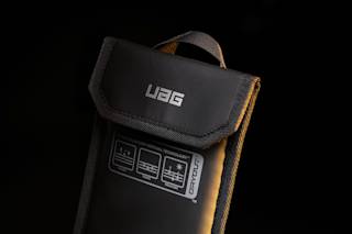 UAG Phone Recovery Pouch made with DRYOUT® Active Moisture-Removal Technology™ Backpacks case in Black lifestyle view
