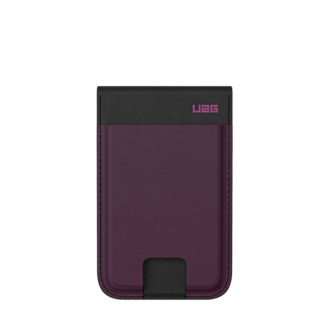 UAG Metropolis Vegan Leather MagSafe Wallet Wallets case in PU Deep Purple Synth