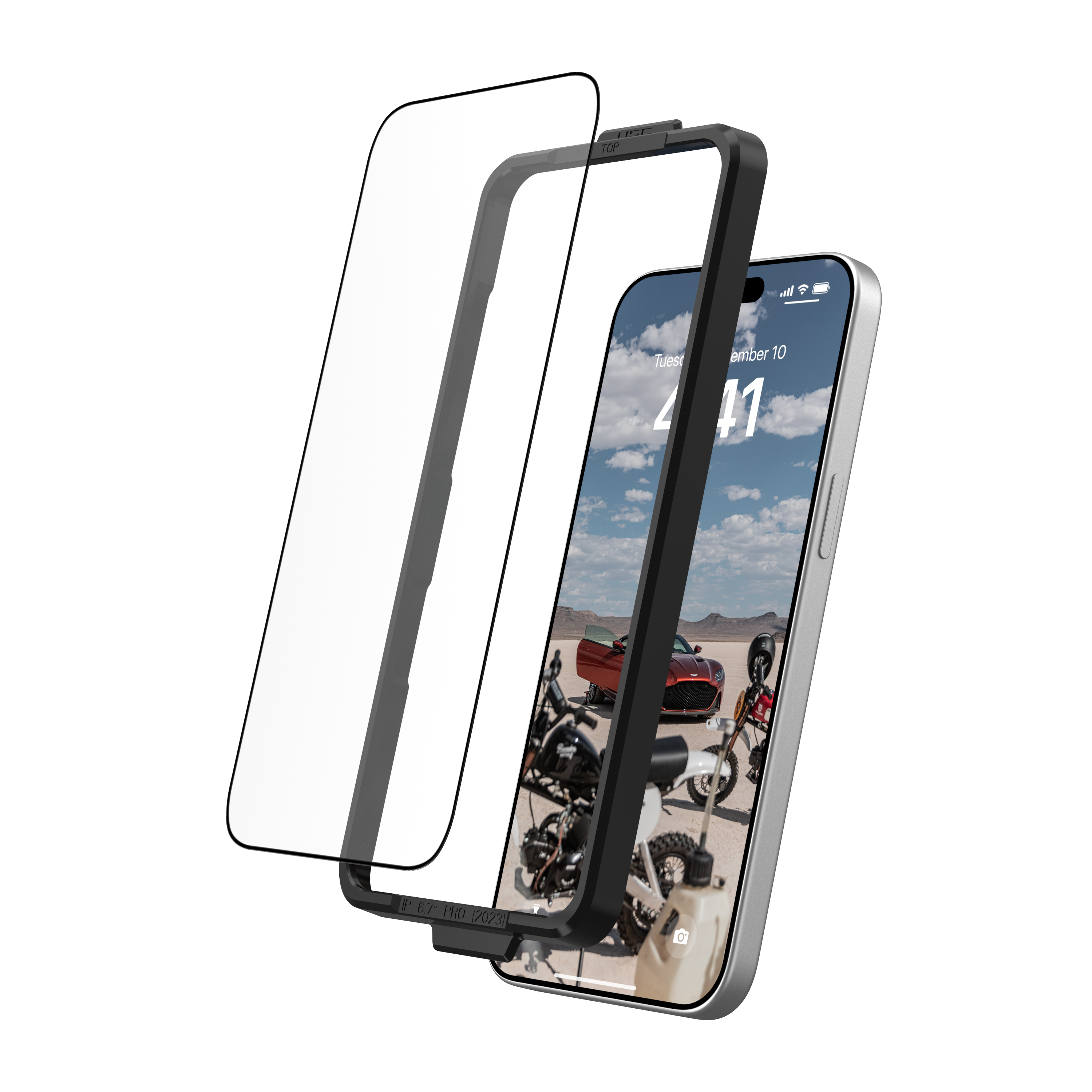 UAG Glass Screen Protector Shield Plus For iPhone 15 Pro Max