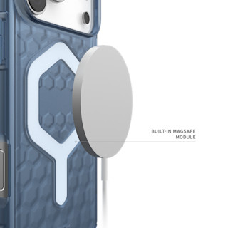 UAG Essential Armor iPhone 18/17 Pro Max Case iPhone 18 Pro Max in Cloud Blue detail view