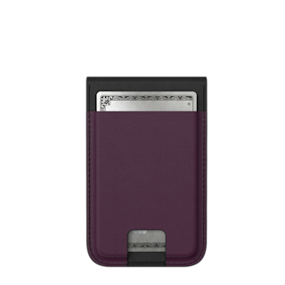 UAG Metropolis Vegan Leather MagSafe Wallet Wallets case in PU Deep Purple Synth