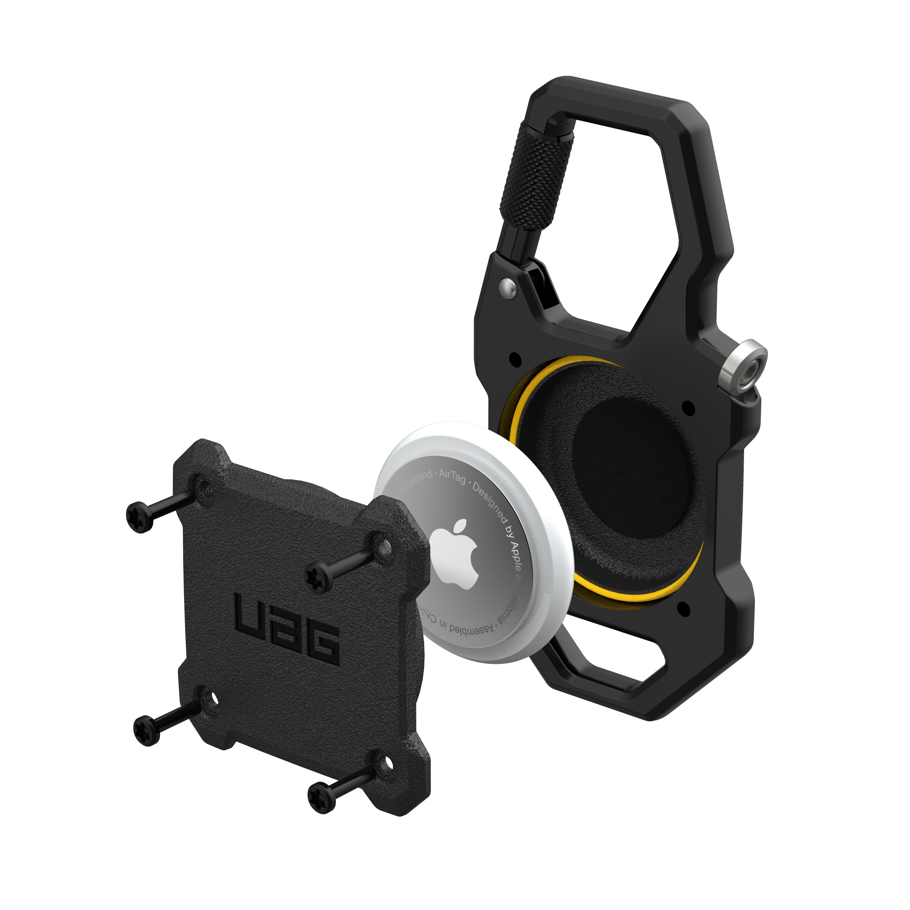 UAG AirTag Case Twist Lock Everyday Carry Carabiner 360 Protection