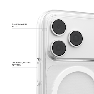 UAG Scout Clear iPhone 18 Pro Case iPhone 18 Pro in Ice/White detail view