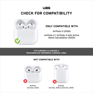 UAG Scout Case for AirPods 4 with Active Noise Cancellation AirPods 4 in Rust detail view