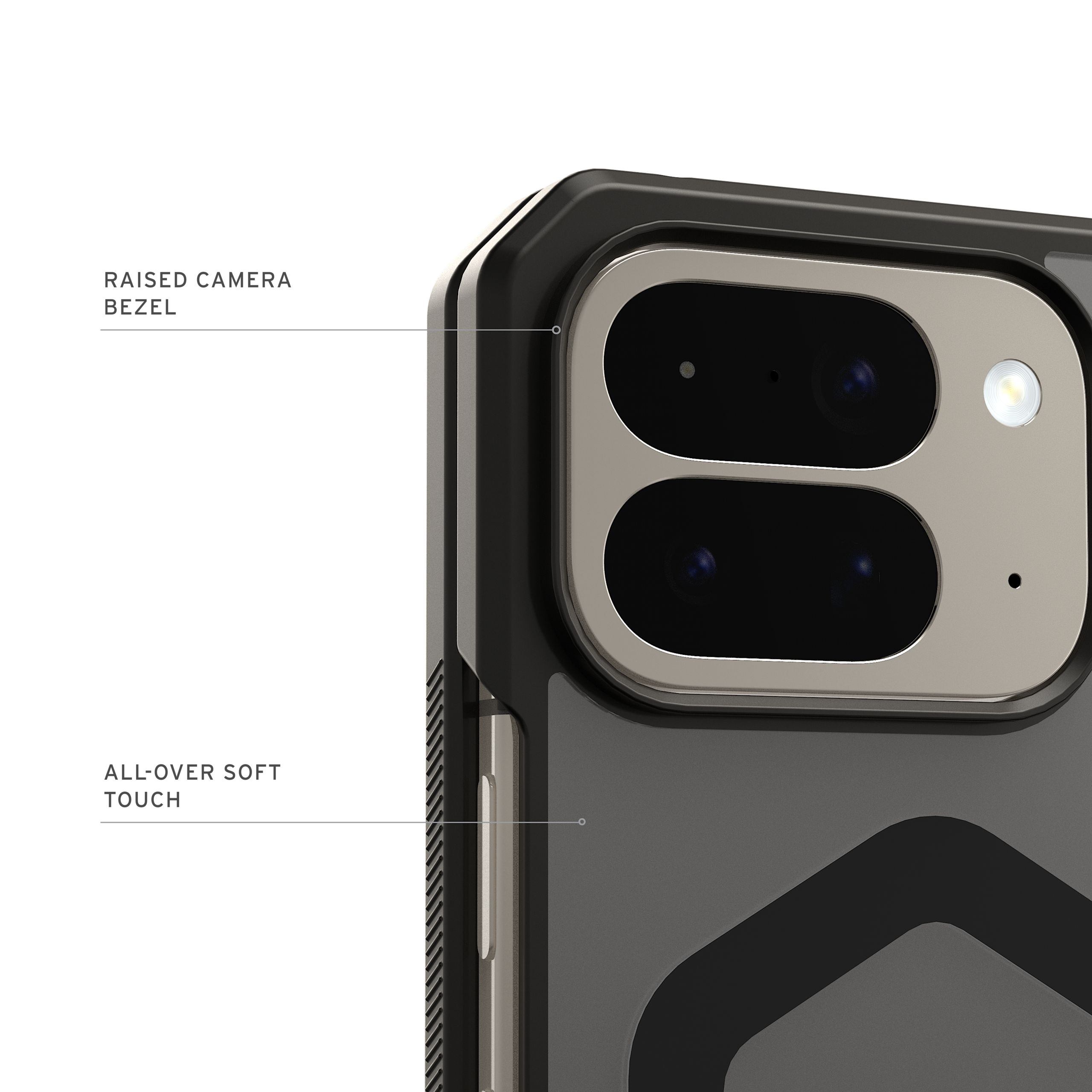 UAG Pixel 10 Pro Fold Case Clear Open Hinge Military Drop Tested