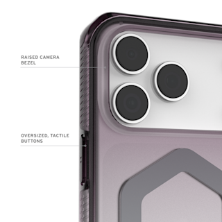 UAG Plyo iPhone 18/17 Pro Max Case iPhone 18 Pro Max in Black/Clear Ombre detail view