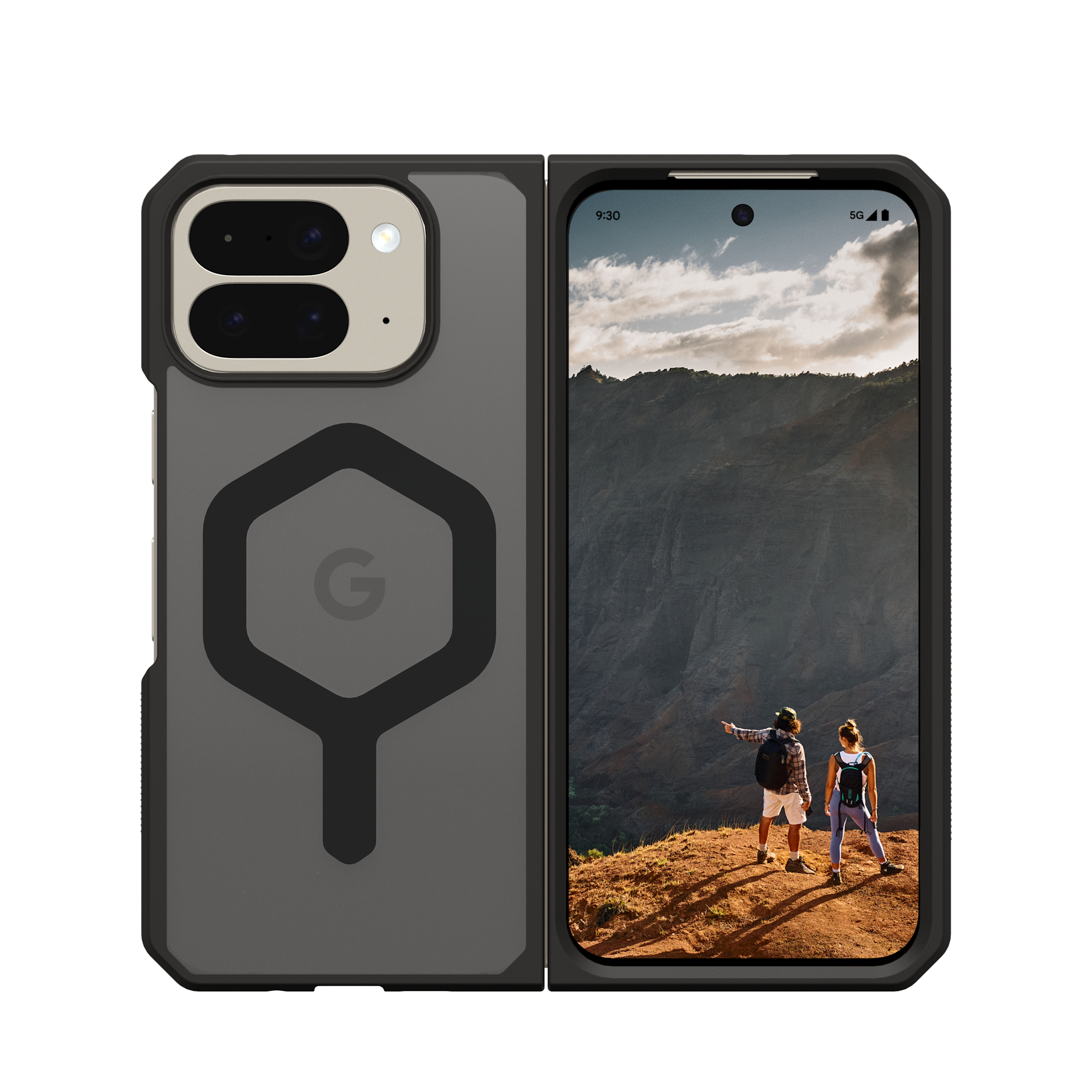 UAG Pixel 10 Pro Fold Case Clear Open Hinge Military Drop Tested
