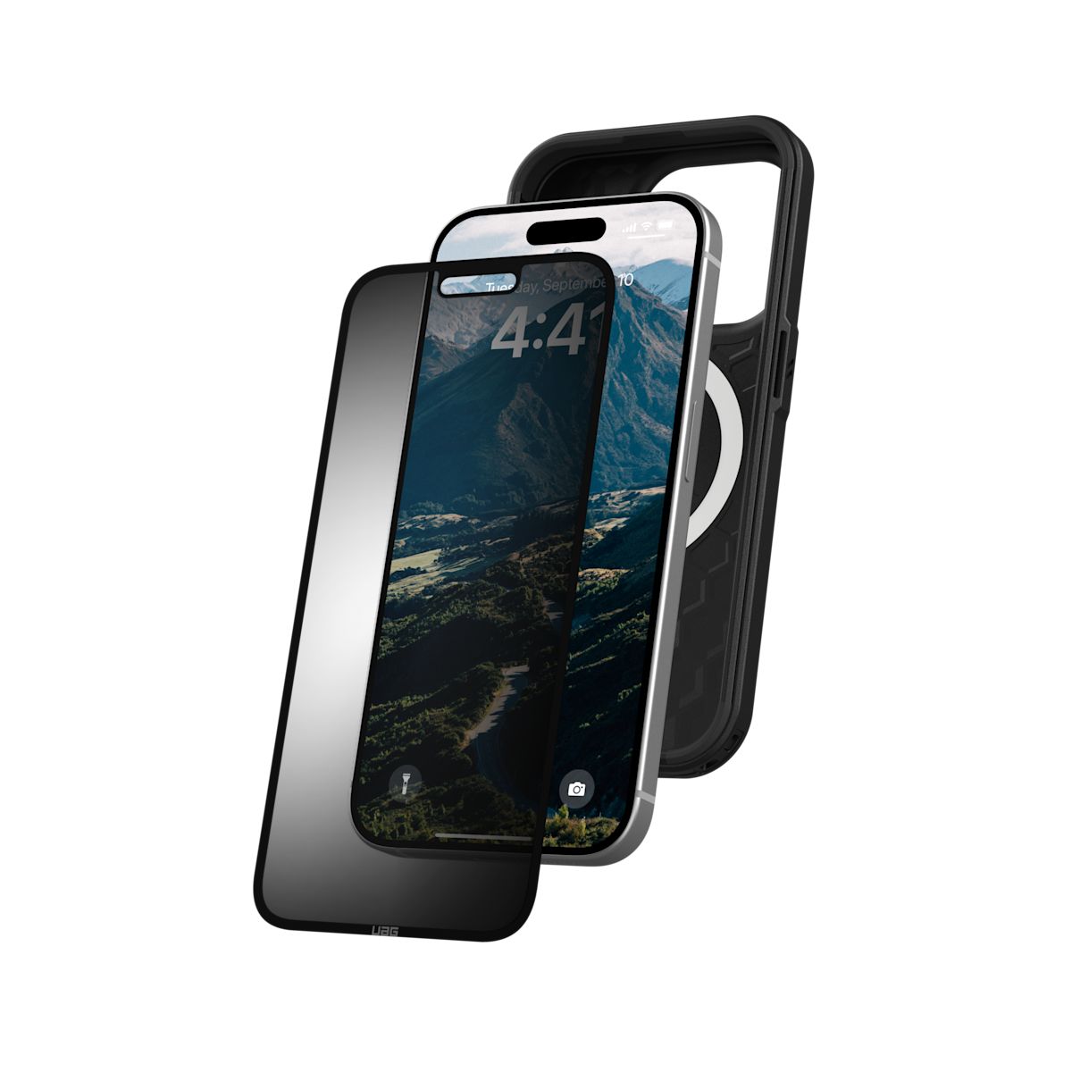 Removable & Reusable 2-Way Privacy Screen For iPhone 15 Pro