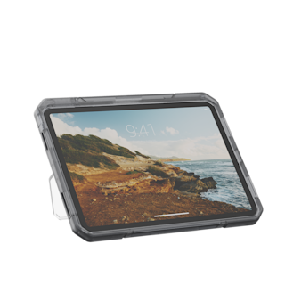 UAG Trooper iPad 11" (A16, 11th Gen, 2025) Case with Screen Protector iPad 11" (A16) (11th Gen, 2025) in Ice/Ash detail view