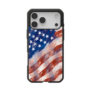 UAG Civilan LT Case With MagSafe For Apple iPhone - American Flag Painting iPhone 17 Pro Max in iPhone 17 Pro Max