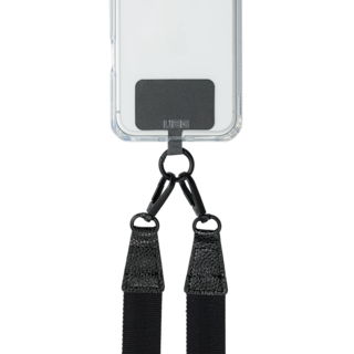 UAG Scout Crossbody Lanyard Crossbody Lanyard case in Black/Synth detail view