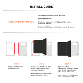 UAG Mouve iPhone Duo Case iPhone Duo in Ash detail view