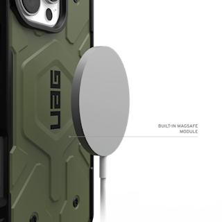 UAG Pathfinder iPhone 16 Pro Max Case iPhone 16 Pro Max in Olive Drab detail view