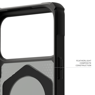UAG Plasma XTE iPhone 18/17 Pro Max Case iPhone 18 Pro Max in Black/Pop Orange detail view