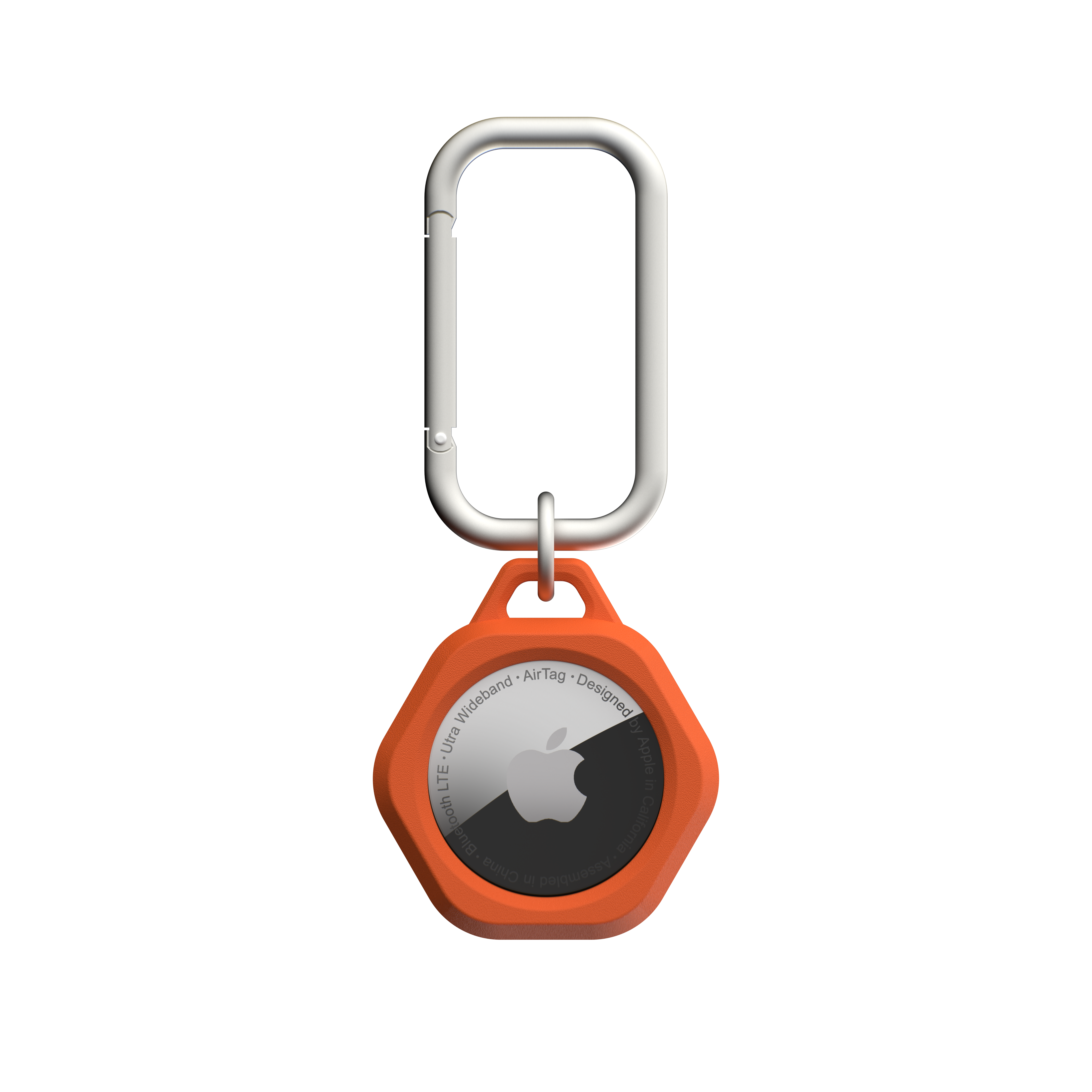 Husa AirTag Apple UAG Dot Loop Black/Marshmallow (4 buc/pachet) - EVOLD