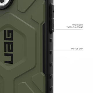 UAG Pathfinder iPhone 16 Pro Max Case iPhone 16 Pro Max in Olive Drab detail view