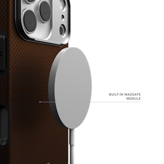 UAG Fibr Armr iPhone 17 Pro Case iPhone 17 Pro in Orange/Charcoal