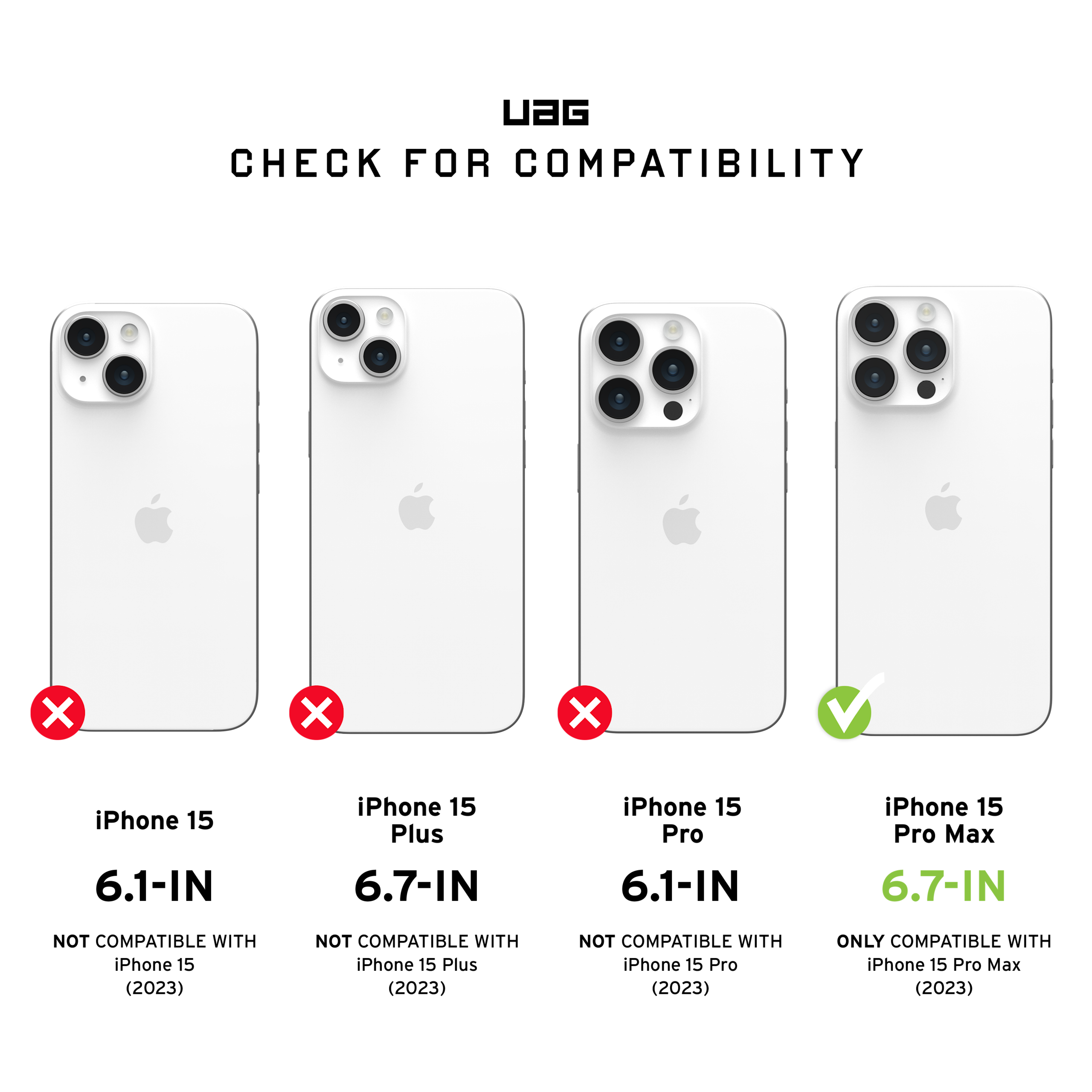 UAG iPhone 15 Pro Max Case For MagSafe Translucent Essential Armor