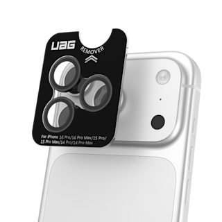 UAG Lens Screen Protector Shield for iPhone 18 Pro and iPhone 18 Pro Max iPhone 18 Pro case in Black Titanium detail view
