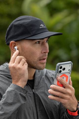 UAG Wireless Earbud Rescue Pouch with DRYOUT® Active Moisture-Removal Technology™ AirPods Pro (3rd Gen) case in Black life...