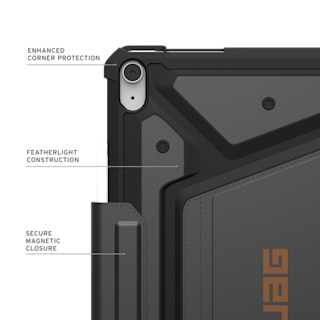 UAG Metropolis SE iPad Air 13" (M4, 3rd Gen, 2026) Folio Case iPad Air 13" (M4, 3rd Gen, 2026) in Black/Bronze