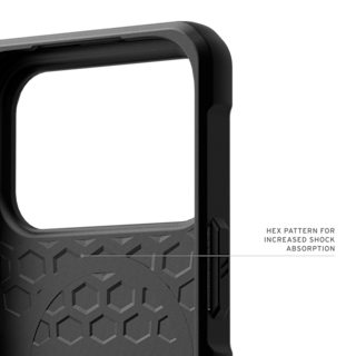 UAG Metropolis LT iPhone 17 Pro Case iPhone 17 Pro in Kevlar® Black detail view