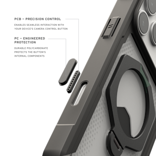 UAG Plasma XTE 360 iPhone 18 Pro Case iPhone 18 Pro in Black/Clear detail view