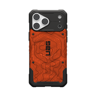 UAG Pathfinder Case With MagSafe For Apple iPhone - Orange Topography 2 iPhone 18 Pro Max in iPhone 18 Pro Max