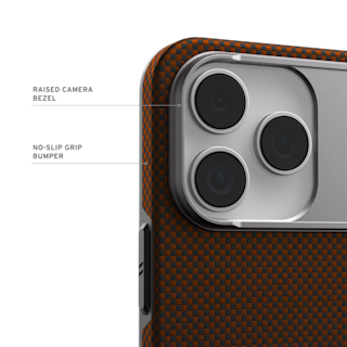 UAG Fibr Armr iPhone 17 Pro Case iPhone 17 Pro in Orange/Charcoal