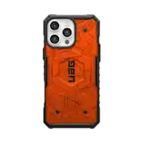 Pathfinder Case With MagSafe For Apple iPhone - Orange Topography 2