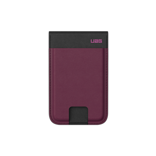 UAG Metropolis Vegan Leather MagSafe Wallet Wallets case in PU Deep Purple Synth