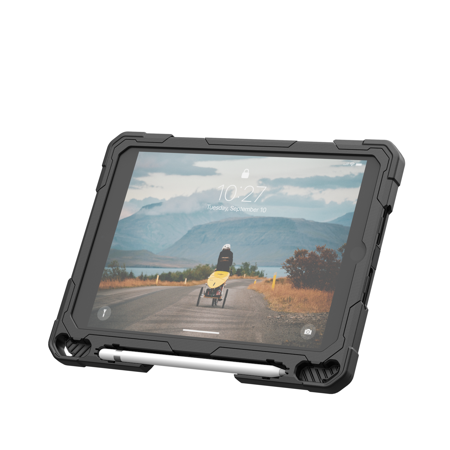 Uag rugged ipad 10 2 9th gen 2021 kickstand handstrap case