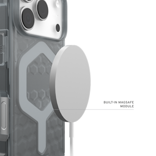 UAG Essential Armor iPhone 18/17 Pro Case iPhone 18 Pro in Ash detail view
