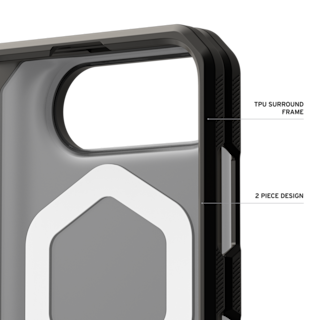 UAG Mouve iPhone Duo Case iPhone Duo in Ash detail view