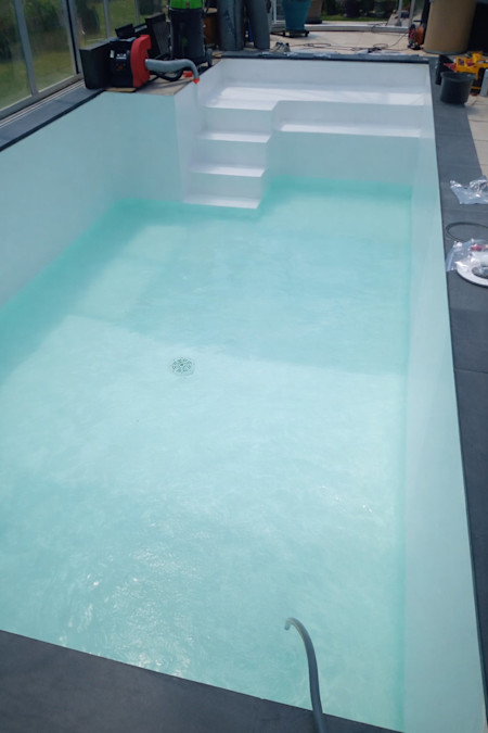 Remplissage piscine après pose liner neuf