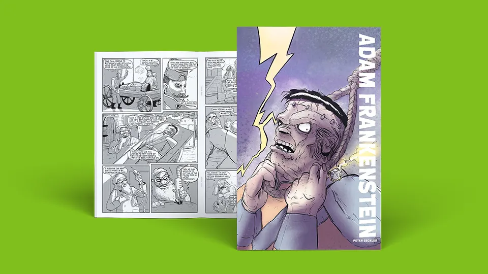 Lulu Comic Heft mit Rückendrahtheftung