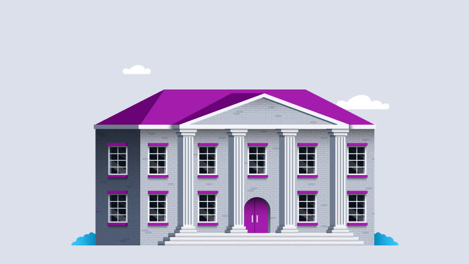 A university where professors and students use academic publishing to publish research