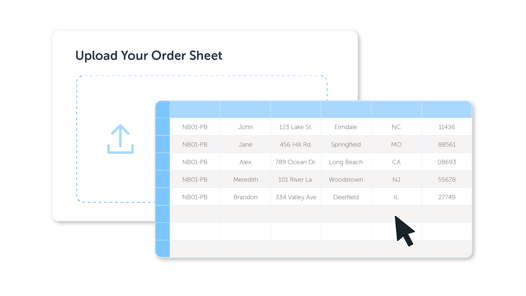 order import tool interface