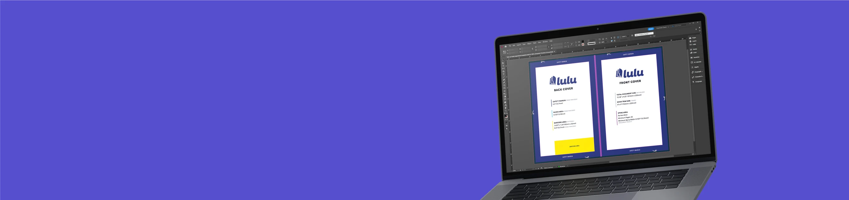 lulu free templates laptop