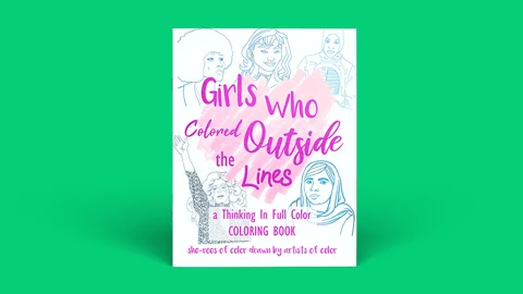 lulu kickstarter girls who colored outside the lines card