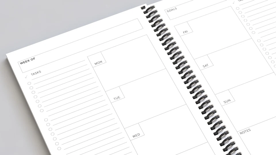 lulu 12 month weekly undated planner pdf downloads