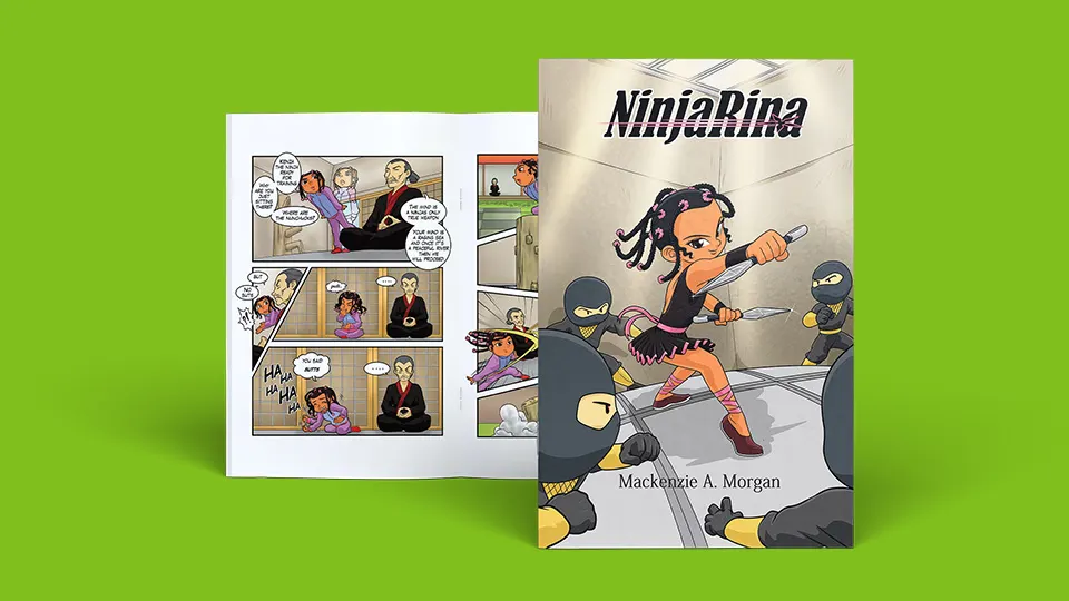 lulu comic books color saddle stitch image card