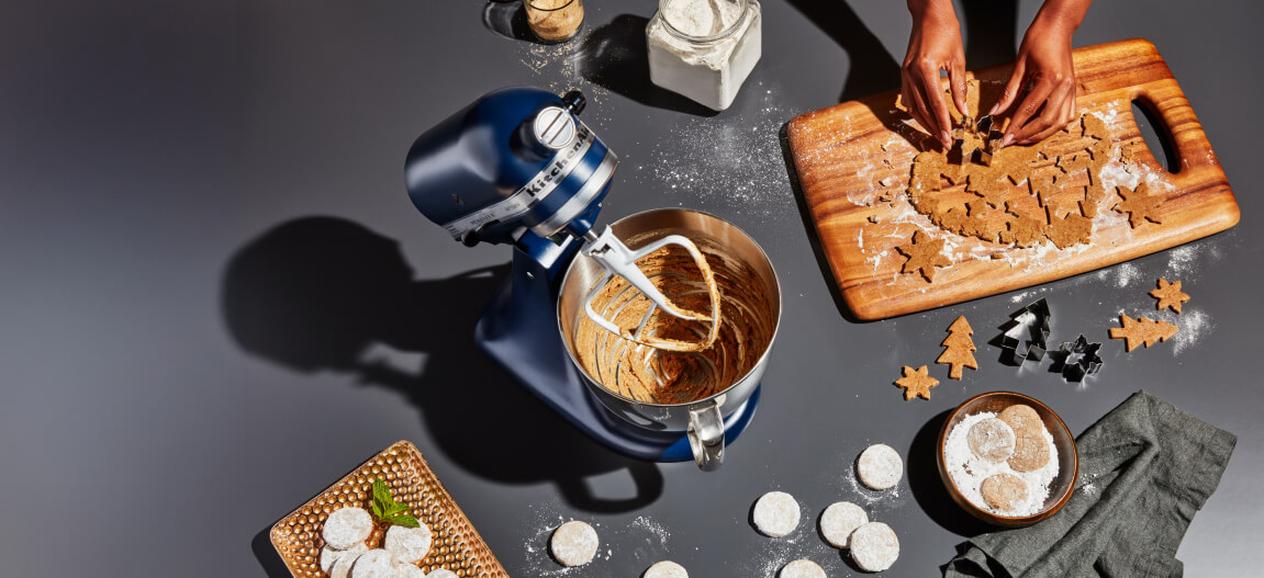 A KitchenAid® stand mixer