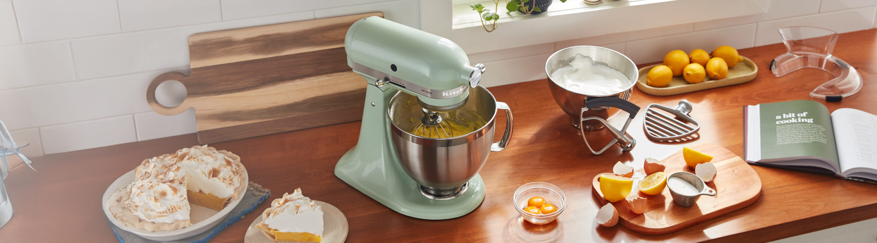 A KitchenAid® stand mixer