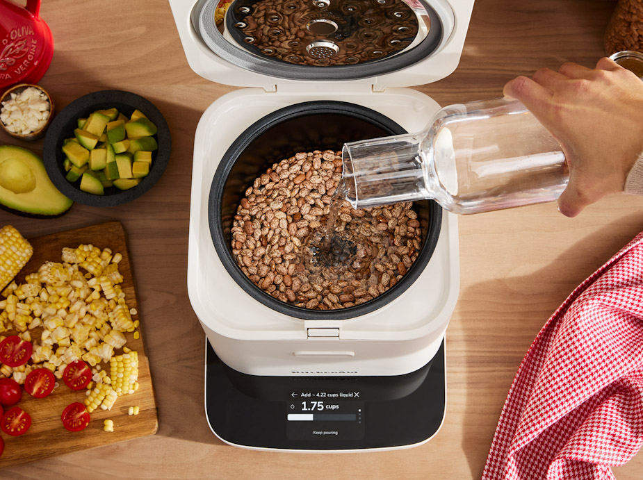 KitchenAid® Compact Grain and Rice Cooker - Porcelain White | KitchenAid US
