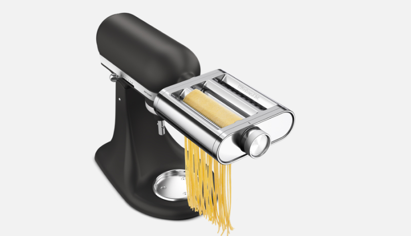 A KitchenAid® 3-in-1 Metal Pasta Attachment